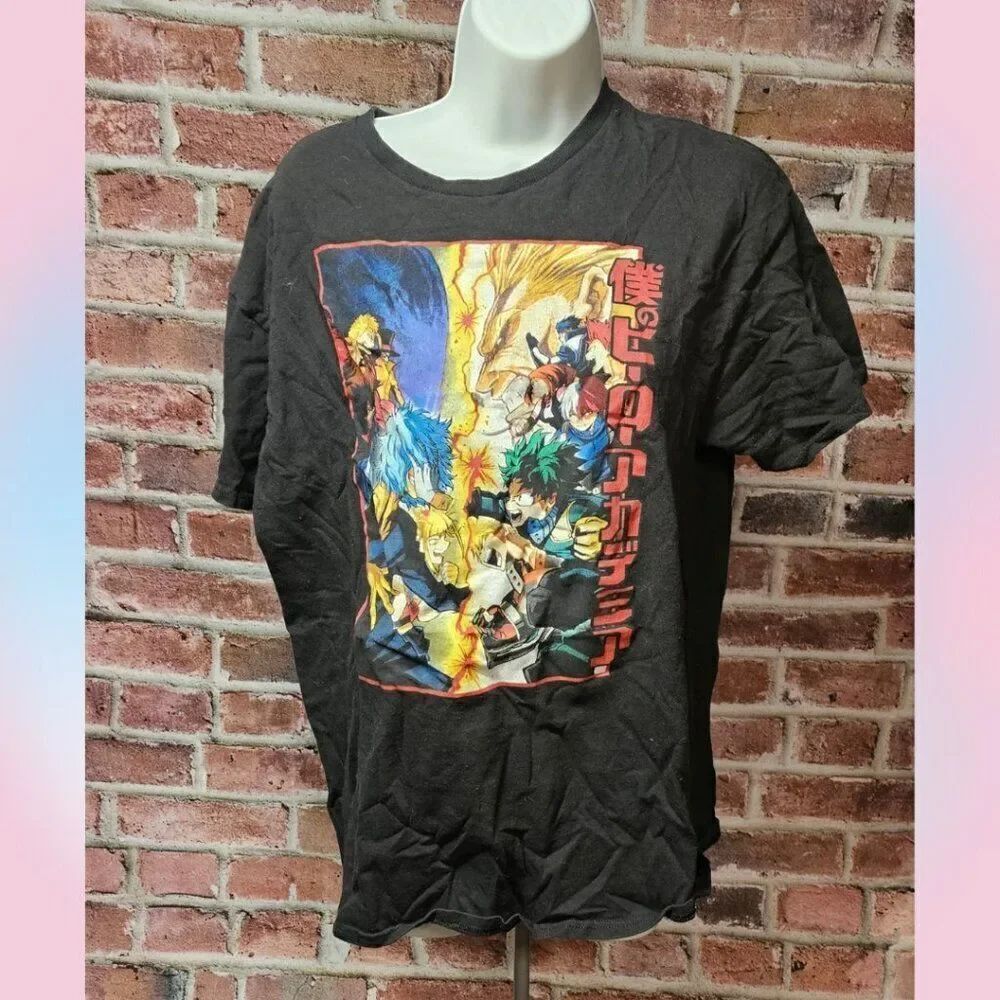 Unisex MY HERO ACADEMIA League of Villains Anime Tee Large
